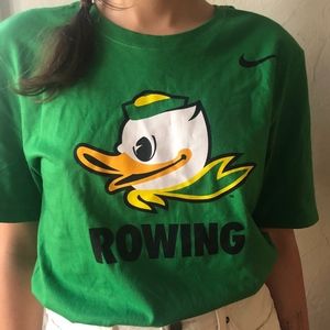 Nike Green Oregon Ducks Rowing Tee